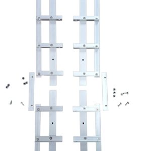 set glisiere aluminiu 1,5m